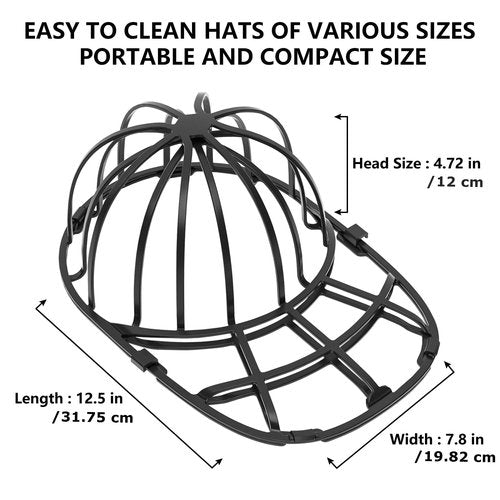 Coopache 4 Pack Hat Washer for Baseball Cap Washer Cage for Washing Machine,Ball Cap Washing Frame Hat Cleaner Holder Protector for Dishwasher