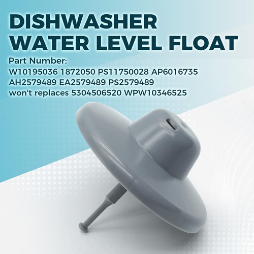 WPW10195036 Dishwasher Water Level Float for Whirlpool Maytag KitchenAid Kenmore IKEA Dishwashers, W10195036 Water Level Float Replaces AP6016735 1872050 PS11750028 WDT970SAHZ0 KDTE104ESS1 WDT750SAHZ0