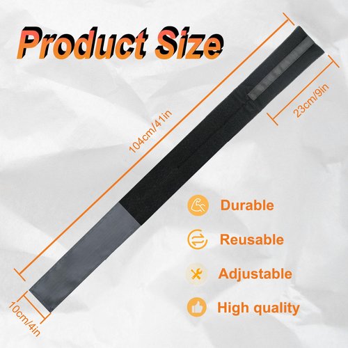 1 Pair Drywall Stilt Straps, Comfort Padded Wide Stilt Straps to Relieve Pressure, Stilt Leg Straps Work with Various Brands of Stilts