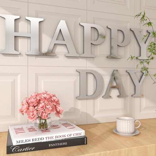 HelloWall Silver Brushed Nickel Mirror Frame Border Peel and Stick Metal Molding Trim Removable Wall Trim Borders Stainless Steel Wallpaper Border for Fireplace Stainless Steel Mirror Borders 3"x197"