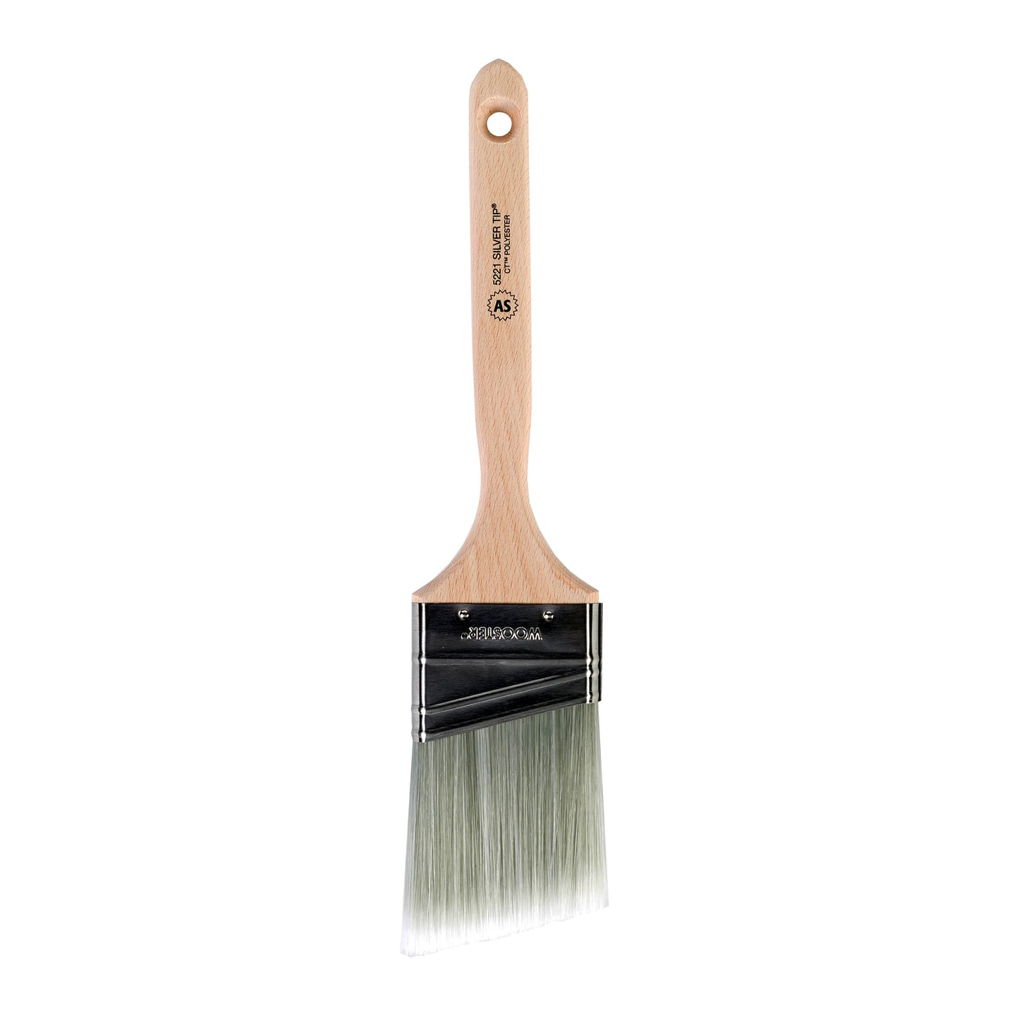 Wooster Brush 5221-2-1/2 Silver Tip Angle Sash Paintbrush, 2-1/2-Inch