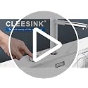 CLEESINK Brushed Gold Long 3.5-Inch Garbage Disposal Switch Button for Food Waste Disposer