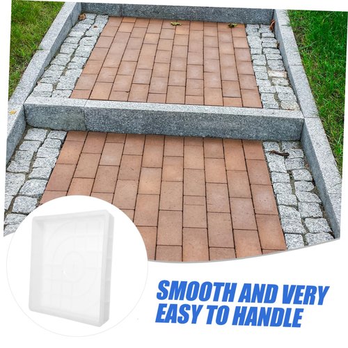 Holibanna Path Brick Mold Reusable Plastic Concrete Paving Molds for Walkways Garden Building Accessories for Easy Projects