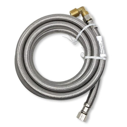 Universal Dishwasher Installation Kit with 6' Connector and Power Cord, Stainless Steel