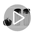 Equust 5-Piece Ninja Blender Cup Replacement 16oz with Lids & 6-Fin Blade