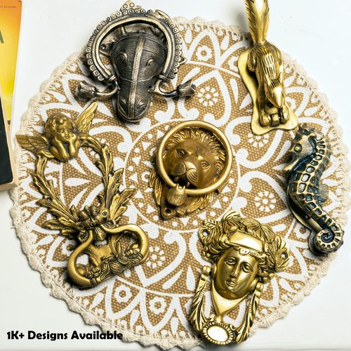 Frog Door Knockers - Bronze Frog Door Knockers - Frog Door Knockers Brass - Door Knocker Frog - Bronze Door Knockers - Frog Brass Door Knockers - 13.2 Cm