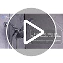 G-Promise All Metal Chrome Shower Diverter Valve with Holder – High-Flow, 360° Adjustable, Durable Brass Construction