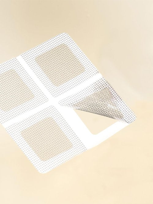 atematem Window Screen Repair Patches 2x2 Inch 8 Pack Self Adhesive Mesh Patch Made in Korea Strong Fiberglass Insect Screen Fix for Window and Door