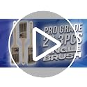 Pro Grade 2 Inch Angled Paint Brush Set (3 Pack) - Trim & Wall Edging, H Variation