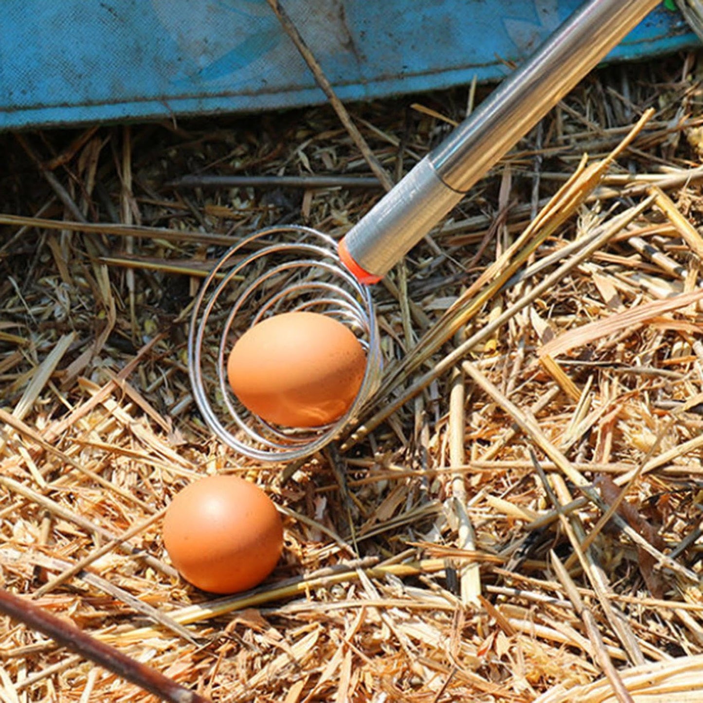Peanut Picker, Egg Grabber, Stainless Steel Nut Gatherer, Lightweight 42.13inch Flexible Multifunction Potato Picking Tool (1 PC)