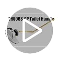 Ancable Universal TOTO Toilet Handle Replacement Kit Bright Silver 1 Pack