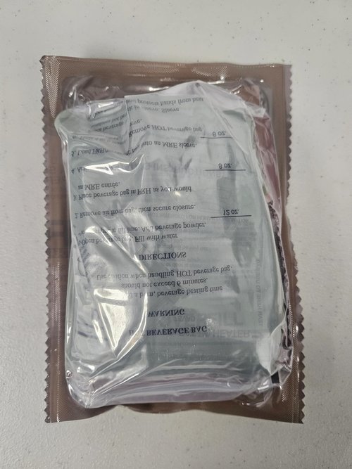 Genuine Military MRE - Menu 17 Pork Sausage Patty Maple Flavor with 2026 Inspection Date - MRE Meals Ready To Eat