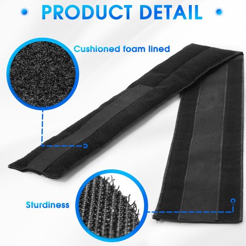Zylany Drywall Stilt Straps, Padded Foam for Comfortable Wearing and Pressure Relief, Suitable for All Brands of Stilts, 2Pcs