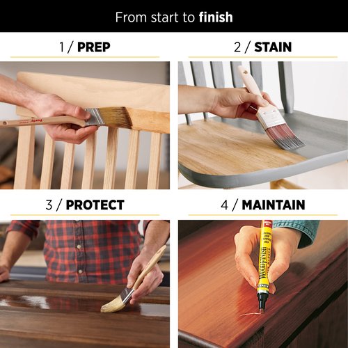 Minwax 40900000 Wipe-On Poly Finish Clear, pint, Gloss