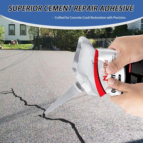 Slab Crack Repair Sealant, Quick-Drying Repair Sealant, Waterproof Concrete Filler, Weatherproof Caulk for Pavement & Sidewalks (2 Pcs,2.2LB)
