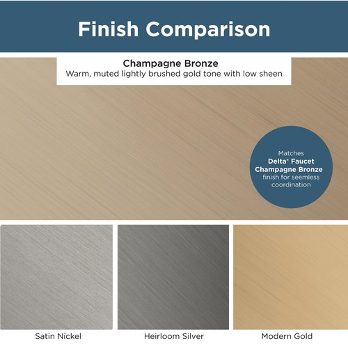 FRANKLIN BRASS Tiered Foot (10-Pack) Cabinet Knobs | Champagne Bronze Handles for Dresser Furniture Drawers/Kitchen/Door/Bathroom | 1-1/16" P49571C-CZ-B