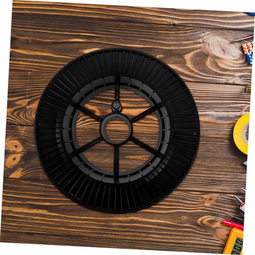 TOPPERFUN I-shaped Wire Reel Welding Wire Empty Sewing Spools Petg Transparent Empty Spool Abs Plus Wire Spool Home Welding Machine Orange Petg Plastic Black