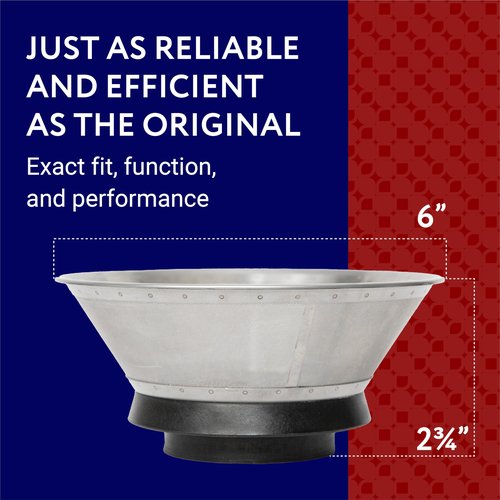 IMPRESA Replacement Juicer Blade Compatible with the Hamilton Beach Juicer Machine 67601A - 6" x 2.75" Stainless Steel Blade & Mesh Bowl Base - Tool-Free Installation & Dishwasher Safe Part