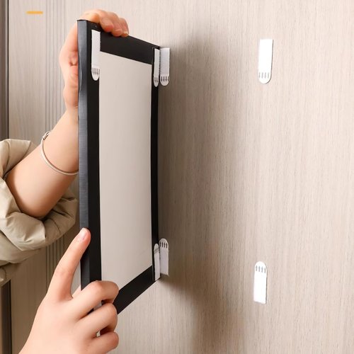 Cielasis Large Picture Hanging Strips Heavy Duty,Command Strips,24Pairs(48Strips) Sticky Picture Hangers for Walls,Hanging Pictures Without Nail,Damage Free No Nails Refill Adhesive Poster Strips
