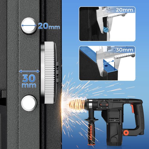 Greenvelly 12-15 Gun Safe for Rifles and Pistols,Quick Access Rifle Gun Safe with Password Lock, Gun Cabinet with Shelves for Home,Office(Assembly Required)