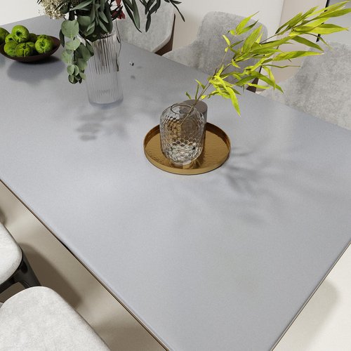 Qianglive Sliver Contact Paper for Countertops 15.7" x 118" Thick Metallic Peel and Stick Wallpaper Modern Removable Self Adhesive Vinyl Wallpaper for Kitchen Refrigerator Cabinets