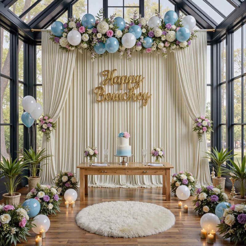 50 ft x 10 ft Wrinkle Free Champagne Backdrop Curtain for Parties, 10 Panels 5x10ft Silky Polyester Wedding Backdrop Drapes Photo Back Drop Cloth for Birthday Baby Shower Photography Background