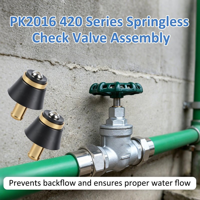(2 Pack) PK2016 420 Series Springless Check Valve Assembly,For Arrowhead Frost-Proof Wall Hydrants,Stem Assembly Replacement Parts