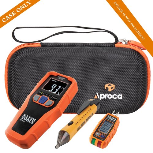 Aproca Storage Case Compatible with Klein Tools ET140 Pinless Moisture Meter/Klein Tools 80023P Tool Set -Portable Hard Bag (Case Only)