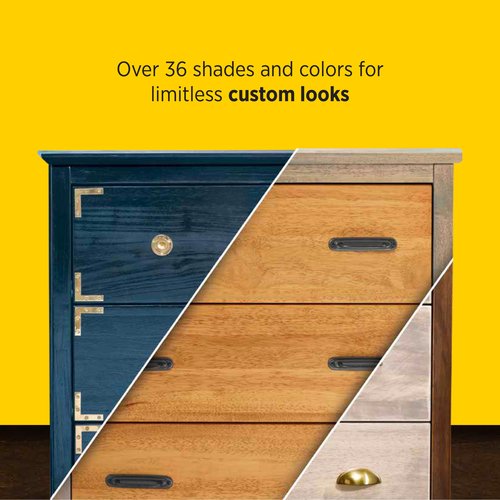 Minwax Wood Finish 227644444, 1/2 Pint, True Black