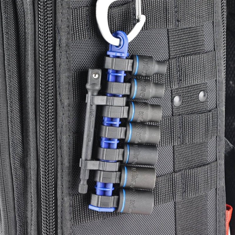 Wiha 72094 8-Piece 3/8" Drive Metric Impact Socket Set