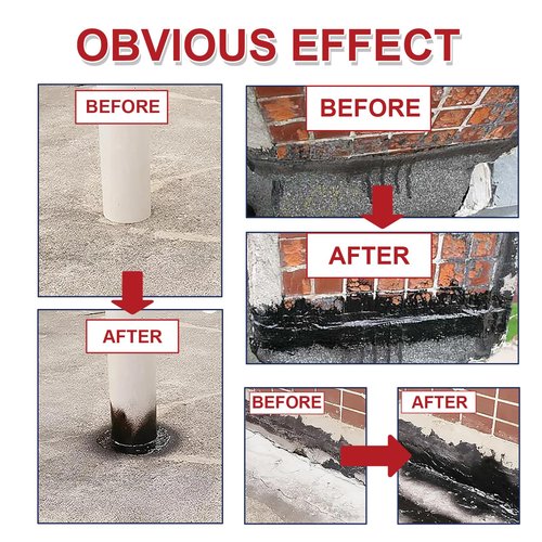 Inbuyus Leak Sealant Spray,Leak Repair Waterproof Sealant Spray with Brush,Patch Sealers for Exterior Wall Gap Repair Works on Most Materials (1PCS)