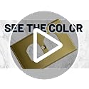 Rio Salto Brass Outlet Covers 5-Pack - 1-Gang Decorative Wall Plates, Brushed Gold Finish