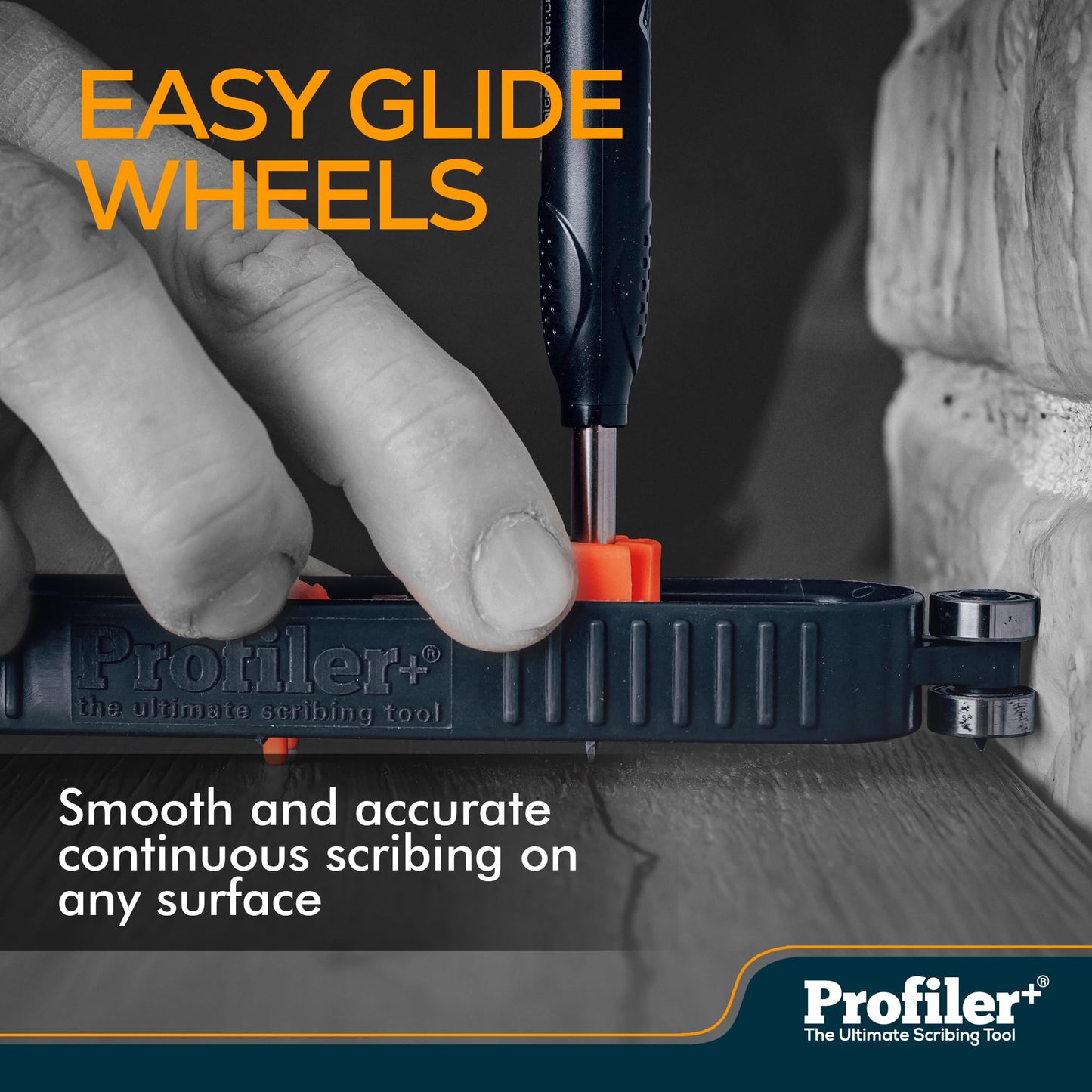 Profiler+ Multifunction Scribing Tool - Precision Woodworking Scribe for Carpentry, Contour Marking, and Construction - Measuring Tool with Durable Design - Metal, Stone, and Woodworking Scribe Tool