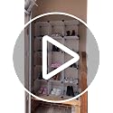 SONGMICS White 16-Cube Plastic Storage Organizer Shelves Without Doors