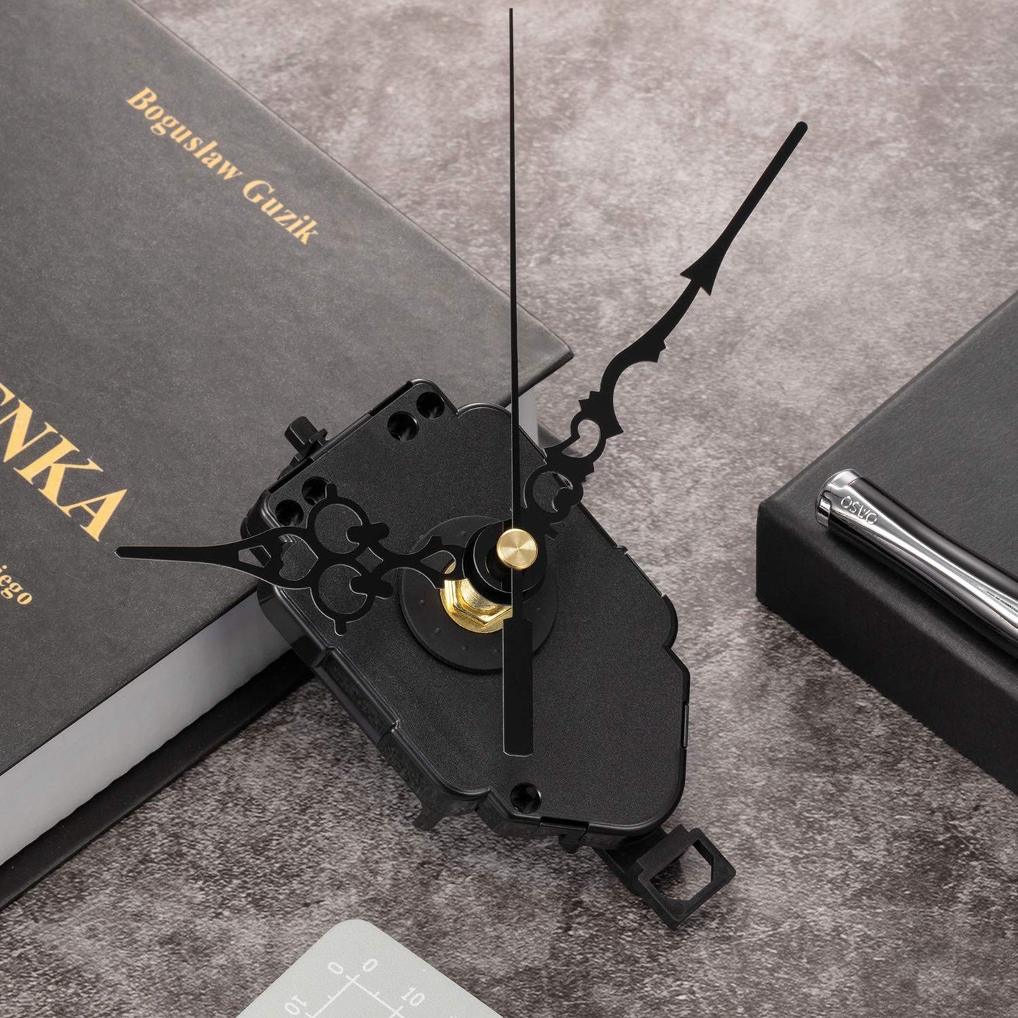 Hicarer DIY Quartz Clock Movement Kits Replacement Clock Movement Mechanism Pendulum (Rod Length 0.9 Inch)