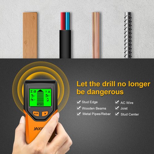 Stud Finder Wall Scanner - 5 in 1 Stud Finder Tool, Stud Detector Beam Finders for the Center and Edge of Wood AC Wire Metal Studs Joist
