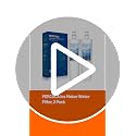 PERCOLA HF20-S/HF20-MS/HF25-S Water Filter Cartridge 2-Pack, 0.5µm, Scale Inhibitor
