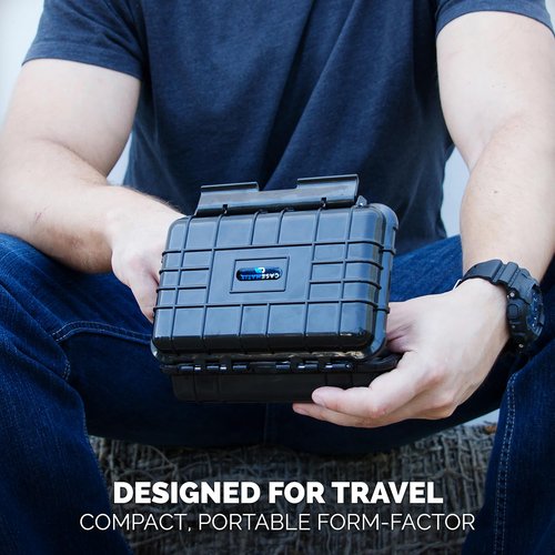 CASEMATIX Waterproof Case Compatible with Flir C5, C2, C3 Thermal Imager, Seek Shot pro, PerfectPrime Infrared Cameras with Rugged Exterior, Case Only