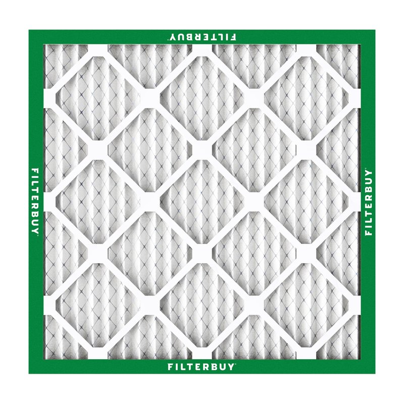 Filterbuy 10x10x1 Air Filter MERV 8 Essential Dust & Allergy Defense (6-Pack), Electrostatic Pleated HVAC AC Furnace Filters Replacement, Made in USA (Actual Size: 9.50 x 9.50 x 0.75)