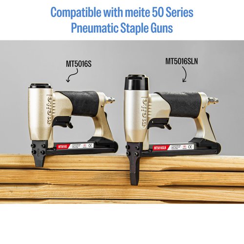 meite 20 Gauge Galvanized Upholstery Staples, 1/2-Inch (12.3 mm) Crown with 1/4-Inch Length, Heavy Duty for Construction, Furniture, Crafts & DIY Projects (1 Box)