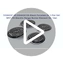 Cenipar 5304430149/5304430150 Drip Pan Set for Electric Range 8-pc MP21YA/MP15YA Includes 2x 5304430149 & 2x 5304430150