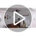 Sofucor 52 Inch Walnut Brown & Black Wood Ceiling Fan with Lights & Remote, Low Profile