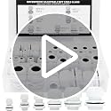 MAKERELE 50pcs Waterproof Cable Glands Kit NPT Waterproof Box Black
