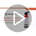 Ougist 2-Pack Small Portable Fire Extinguisher for Home & Car – ABC Chemical Powder, 1.32lb each