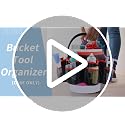 5-Gallon Bucket Tool Organizer Caddy with 8 Pockets for Home & Garage
