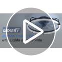 LEDIARY 20-Inch Black Ceiling Fan with Remote and Stepless Dimming