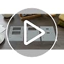 Kingdder Stainless Steel 3-Gang Wall Plate with 1 Blank and 2 Toggle Switch Openings - Model 1-Blank/2-Toggle
