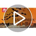 Halloween Bat Decorations Set of 60 PVC Wall Decals for Haunted House & Party Decor
