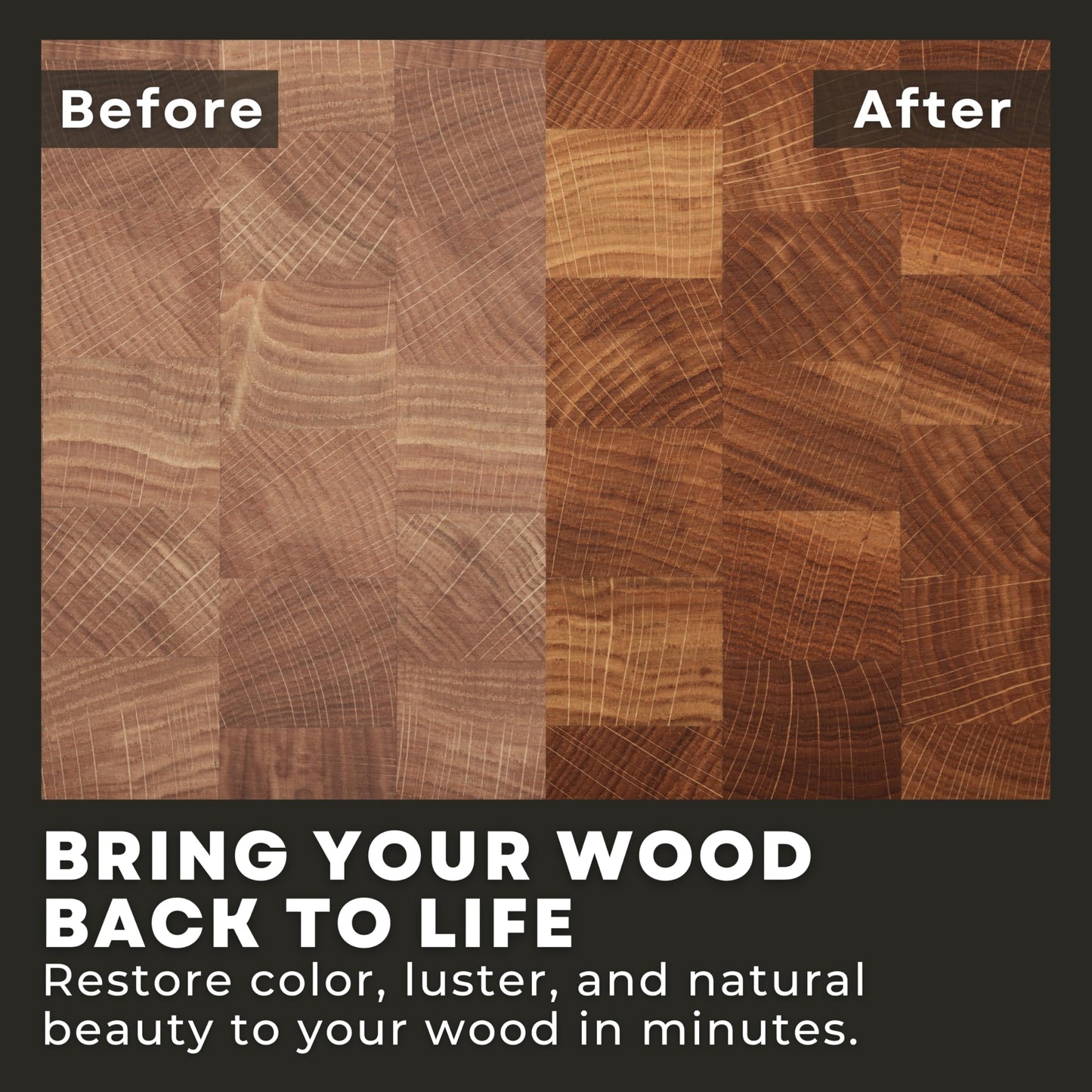 Rhino Wax Coconut Butcher Block Oil - 32oz Refill - Premium Natural Blend of Food Safe Oils (NO Mineral Oil) - Butcher Blocks, Wood Countertops, and Cutting Boards - Made in The USA