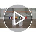 TESSAN European Travel Plug Adapter 2 Pack Grey-White Type C 20W USB-C & USB-A